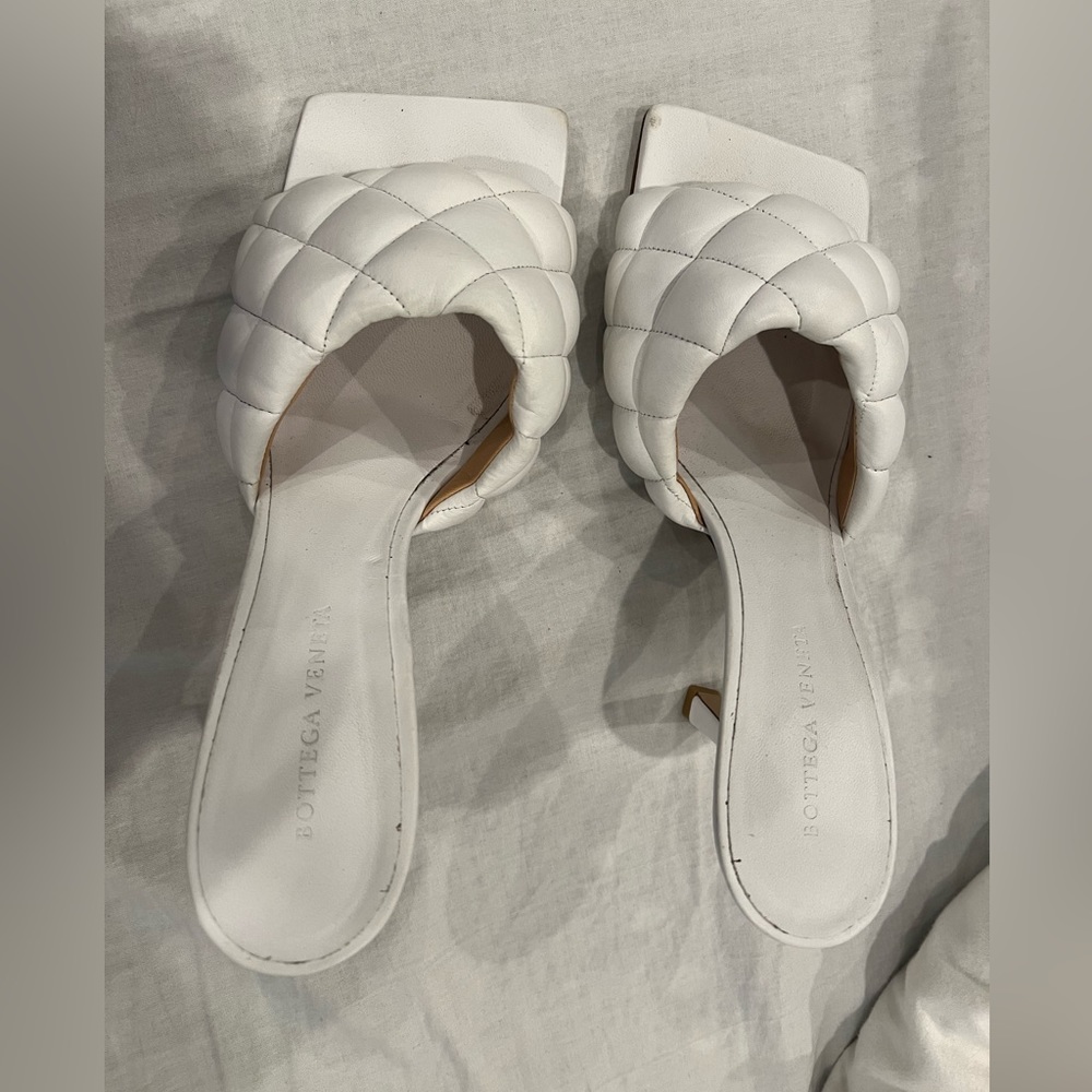 Bottega Veneta quilted mules